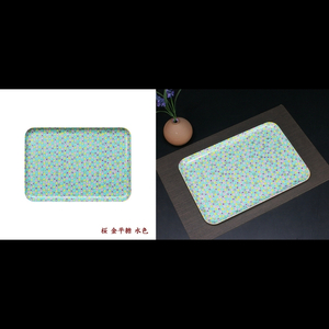 タツクラフト 友禅和紙トレー M 33cm 2枚セット 桜 金平糖 水色 【Tk309】【ttcf118】