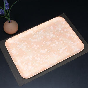 タツクラフト 友禅和紙トレー L 39cm 2枚セット 桜 流水紋 【Tk318】【ttcf127】