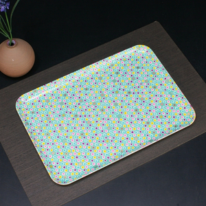 タツクラフト 友禅和紙トレー L 39cm 2枚セット 桜 金平糖 水色 【Tk323】【ttcf132】