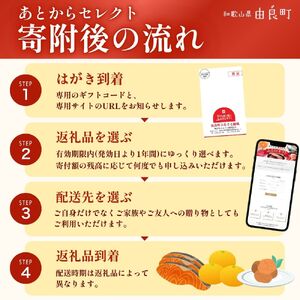 【ふるさとギフト】 あとからセレクト 【8万円】/ 選べる金額 みかん まぐろ 梅干し 梅酒 牛肉 しらす こめ油 海鮮 柑橘 フルーツ 訳あり 駆け込み 和歌山 由良町【atokara013】