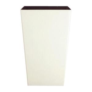 蒔絵調 ダストボックス M角 6.7L 紫陽花ホワイト タツクラフト 【Tk142】