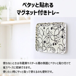 TATSU-CRAFT マグネットトレー SS 21.5cm グローヴ すべり止め付き ［Tk1042］