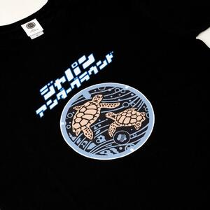 みなべ町 マンホールTシャツ【Lサイズ・黒】jpnug002-7A