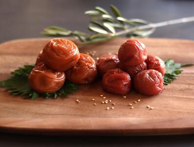 和歌山県紀州南高梅つぶれ はちみつ漬け&しそ漬け 訳あり 500g×2 agrjpn005A