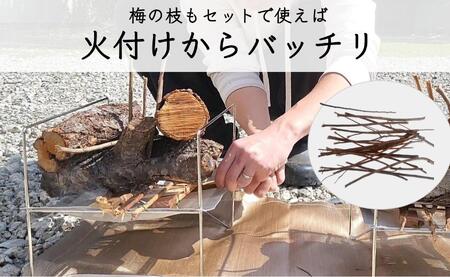 【定期便 毎月発送・全3回 】梅の薪 約14kg×3回 梅ボーイズ 広葉樹【 広葉樹トップ級の火持ち】umehkr017A