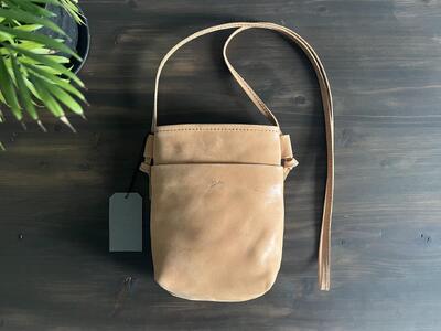 革職人が作る 本革サコッシュL 【ブラック】