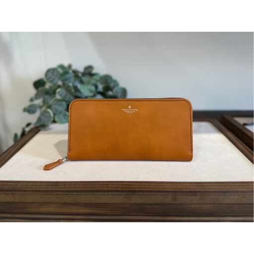 革職人が作った牛革ラウンドファスナー長財布［CML］