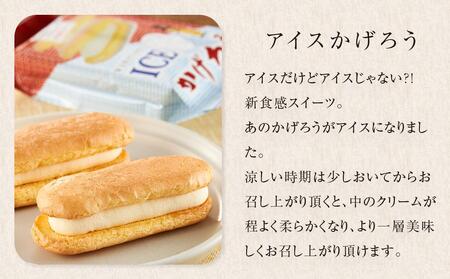 お菓子 川添茶ロール1本&アイスかげろう(2個入×5パック)セット