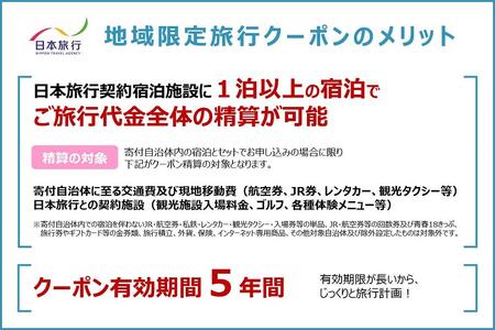 日本旅行　地域限定旅行クーポン（15,000円分）