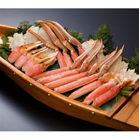 生冷凍　カット済　ずわい蟹セット(ビードロカット)　計約1.2kg【03058a】【配送不可地域：離島】【1682937】