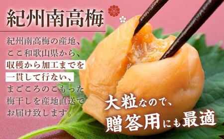 極上 紀州南高梅 はちみつ 梅干し 3L サイズ以上 合計 3kg ( 1kg × 3パック ) 塩分約8％ 化粧箱入り