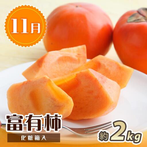 【2・7・11月 全3回】紀州和歌山産旬のフルーツセット（いちご・桃・富有柿）定期便 【魚鶴商店】【UT69】