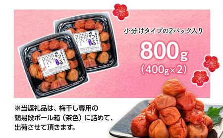 紀州産 南高梅 樽底 つぶれ梅 しそ風味 800g（ 400g × 2パック） 梅干し 梅干 うめぼし