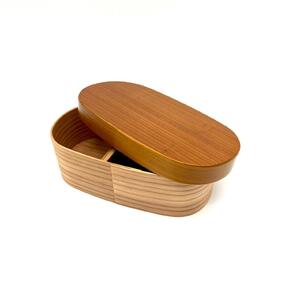 ［ライトブラウン］九州杉 国産 カラー 曲げわっぱ 被せ蓋 弁当箱 まげわっぱ［YS135］ 10,080円