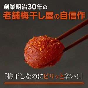紀州産南高梅 梅干し 辛子梅 700g 塩分8% 中田食品 梅干 和歌山