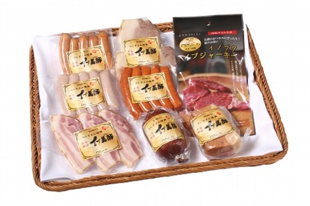 和歌山県産イノブタ「イブ美豚」ハムウィンナーセット8種