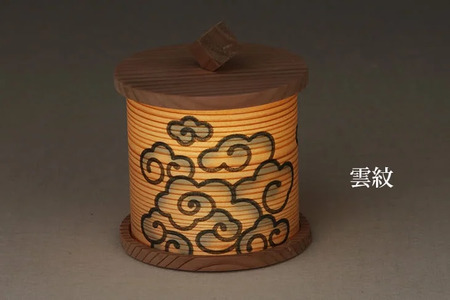 豆行灯　雲紋 /  行灯 職人  和モダン タッチセンサー 癒しグッズ【hak108】