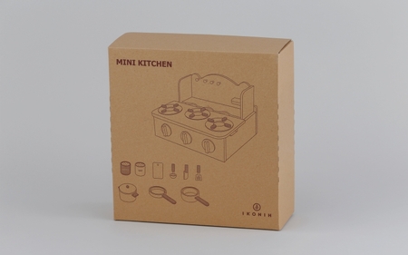 IKONIH ( アイコニー )  ミニキッチン / おもちゃ 子供 こども オモチャ 玩具 プレゼント お祝い 木 出産祝い 安全 オーガニックトイ ファーストトイ ままごど おままごと キッチン【kip001】