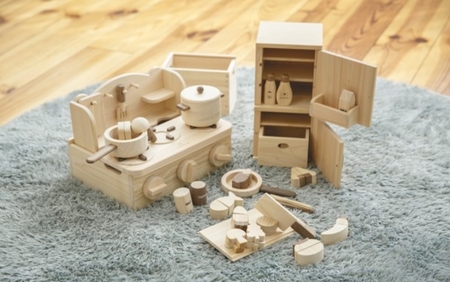 IKONIH ( アイコニー )  クッキング3点セット/ おもちゃ 子供 こども オモチャ 玩具 プレゼント お祝い 木 出産祝い 安全 オーガニックトイ ファーストトイ クッキング ままごと おままごと セット 遊具 【kip101】