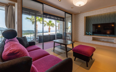 ホテルベルヴェデーレ1泊2食付【ペアご宿泊プラン】華兆 露天風呂付特別和洋室 / 宿泊券 宿泊チケット 一泊二日 和歌山 紀南 南紀 食事付き 観光 バイキング 会席【iki107】 