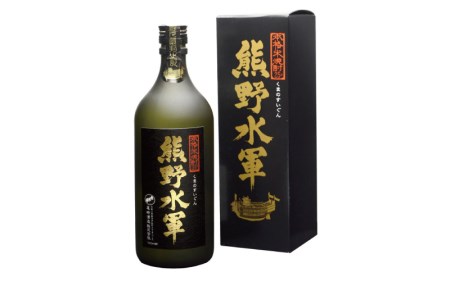 熊野水軍　米焼酎　720ml×1本 化粧箱入り / 熊野 お酒 酒 サケ 焼酎 米焼酎 【eki132B】