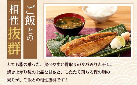 【年内発送可】さば みりん干し 骨取りサバ 脂の乗った 2枚×5パック