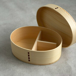 日々 hibi 曲げわっぱ 弁当箱 白木［YS159］