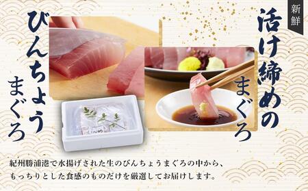 特選　生びんちょうまぐろ　お刺身用サク（約400グラム）