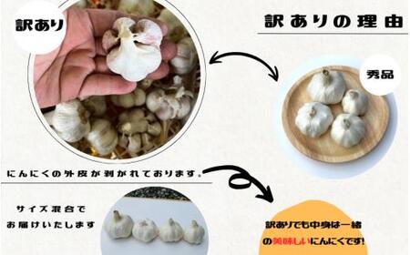 秘境の地からお届けする あゆみファームの訳あり乾燥にんにく 2kg【2025年6月中旬以降順次発送】/ にんにく ニンニク 訳あり 予約受付 ガーリック 和歌山【aym006】