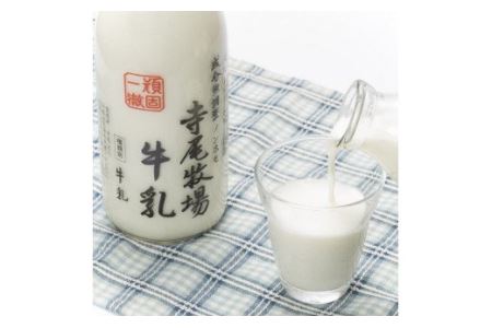 寺尾牧場のこだわり濃厚牛乳（ノンホモ牛乳）とコーヒー3本セット【tec702】