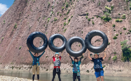 道の駅 一枚岩 monolith(モノリス) アクティビティ利用チケット 2万円分 (テント・木製サウナ＆チュービング) アクティビティ 体験 サウナ テントサウナ 川遊び 自然【mon101】