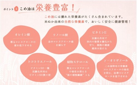 こめ油 国産 こめ油 500g×6本入【ard038A】