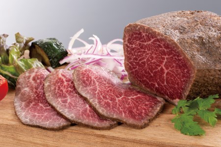 特選黒毛和牛 熊野牛 赤身ローストビーフ 約500g（250g×2パック） タレ付き ブロック 国産【mtf101】