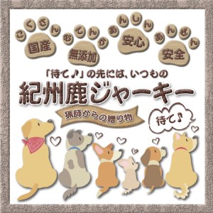 【犬猫用】紀州鹿ジャーキー 3個セット【wan001】