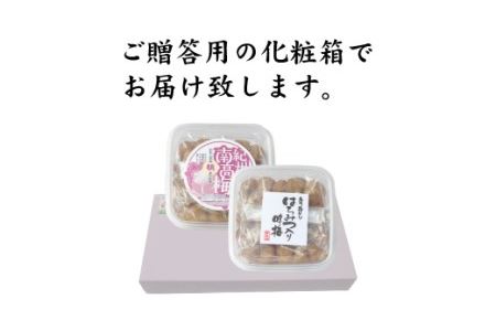 【贈答用】紀州南高梅 食べ比べセット 500g×2　（はちみつ・白干） 梅干し【inm900-6A】