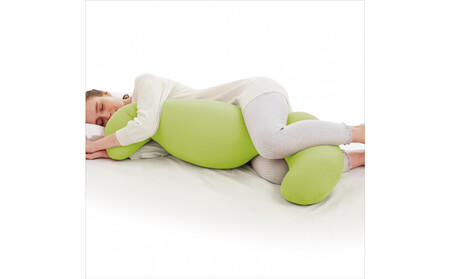 気持ちいい抱きまくら ライトグリーン