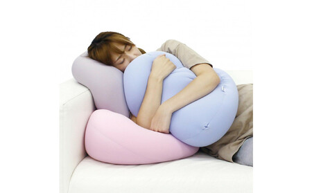 雲にさわる夢クッション クリアピンク