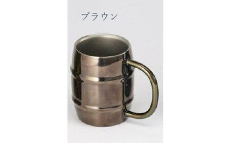 ORORU樽型マグカップ 380ml ブラウン