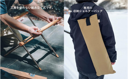 PLAY.Oak Roll table（アルミ脚タイプ）