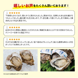 鳥取賀露港 天然岩がき「夏輝」セット【かねまさ・浜下商店】