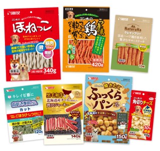 【444】【ペットフード】ゴン太の愛犬用おやつセット①