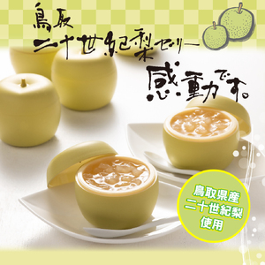 二十世紀梨ゼリー感動です。6個入【寿製菓株式会社 米子支店】