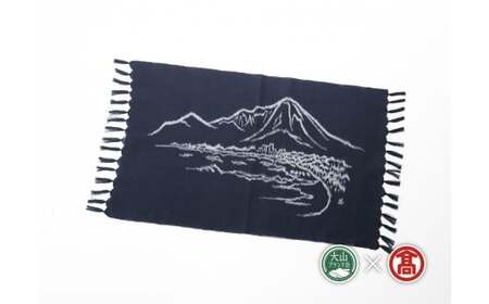 ＜ごとう絣店＞弓浜絣　大山柄テーブルセンター（大山ブランド会） 180,000円