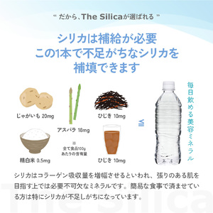 The Silica ラベルレス 軟水シリカウォーター 500ml×24本×2箱（計48本）