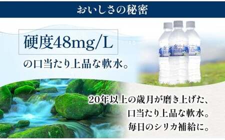 大山山麓天然水「結」48本セット　水　ミネラルウォーター　500ml　