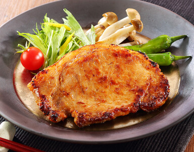 <大山物語>氷温R熟成 大山豚ロース味噌漬け2種セット(西京味噌・金山寺味噌)計5枚