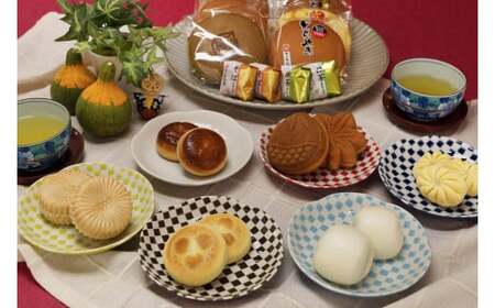 菓子庵丸京「福箱セット<竹>」 和菓子 詰め合わせ どら焼き 饅頭 もなか