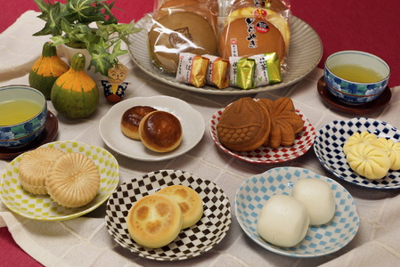 菓子庵丸京「福箱セット<松>」 和菓子 詰め合わせ どら焼き 饅頭 もなか