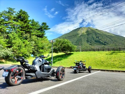 3輪バイク 普通自動車免許で運転できる トライクで大山を周遊ツーリング体験とパンケーキセット 平日 土曜日用 鳥取県米子市 ふるさと納税サイト ふるなび