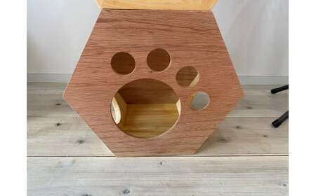 ハニカムカムふたあり　～大工職人が作る猫ちゃんの六角形ﾎﾞｯｸｽ～ 10,220円